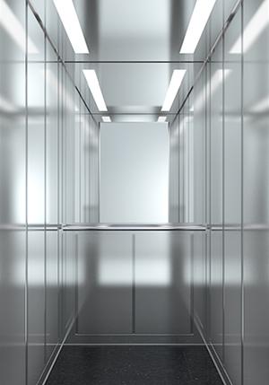 Cabin Modern L530 Inox Mirror Innox satin Laminate 8096